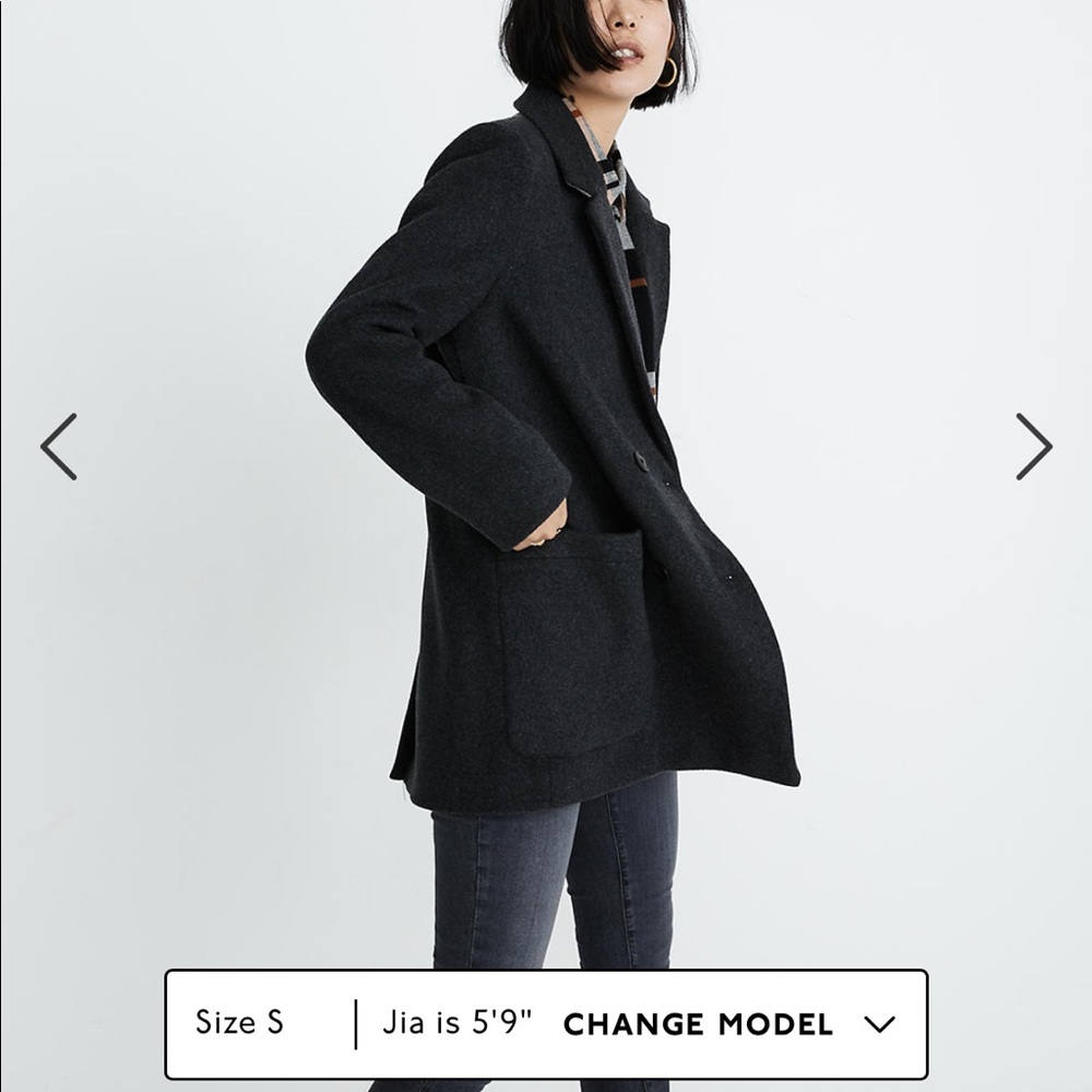 Madewell Hollis Double Breasted Coat